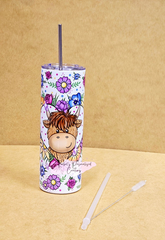 Highland cow 20oz tumbler