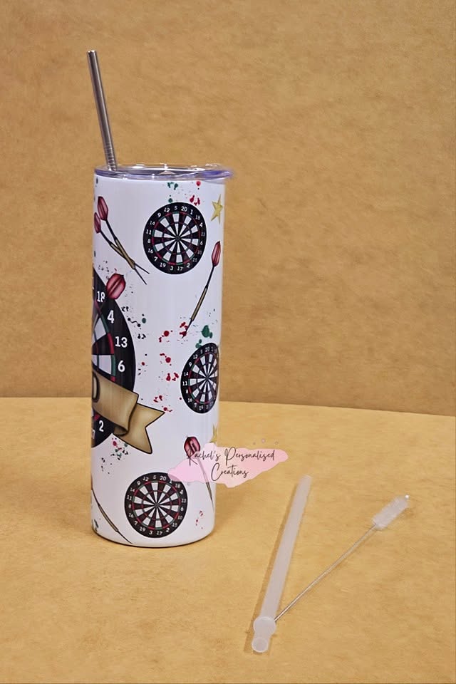 Personalised darts 20oz tumbler