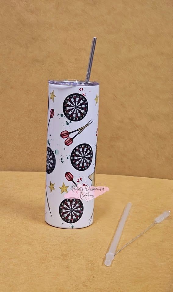 Personalised darts 20oz tumbler