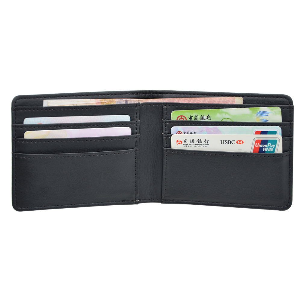 Men's PU Wallet with Pocket and gift box