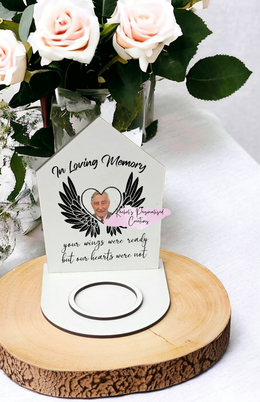 Memorial candle holder