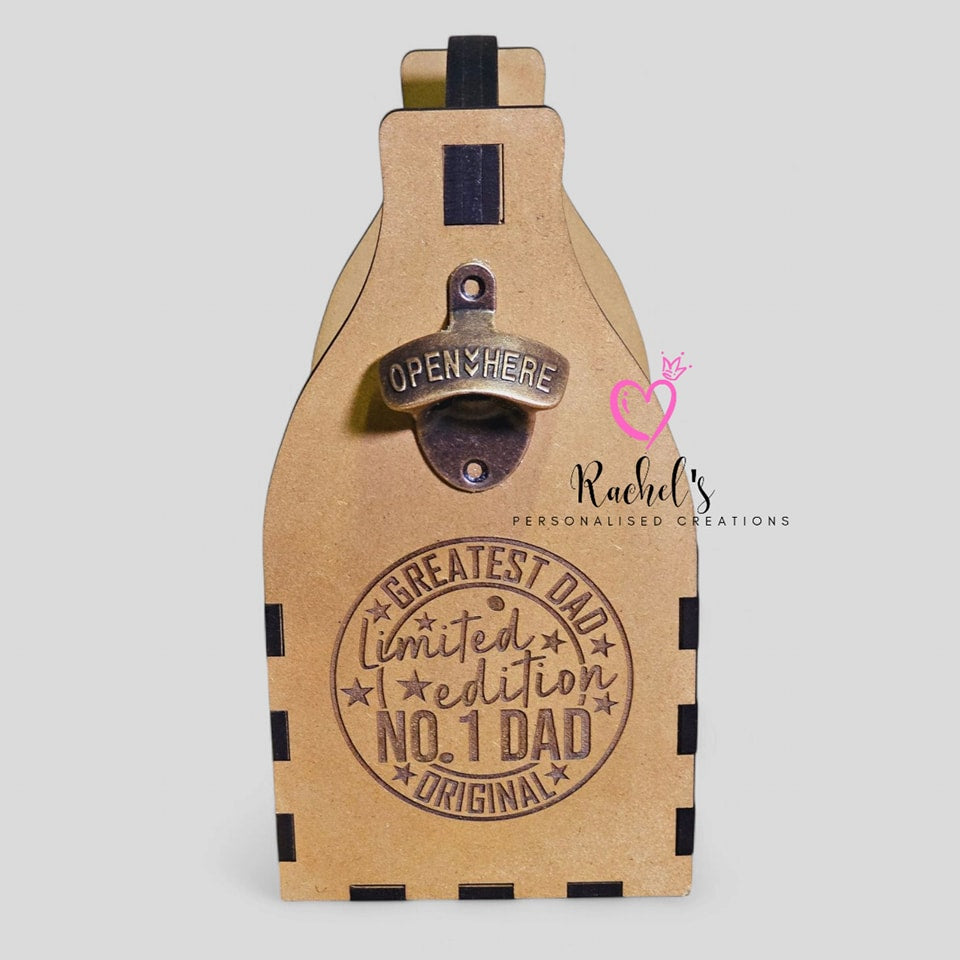 Beer caddy personalised