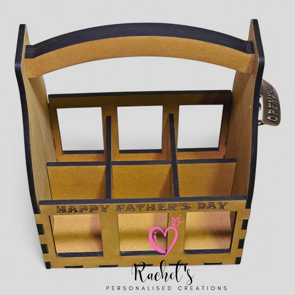 Beer caddy personalised