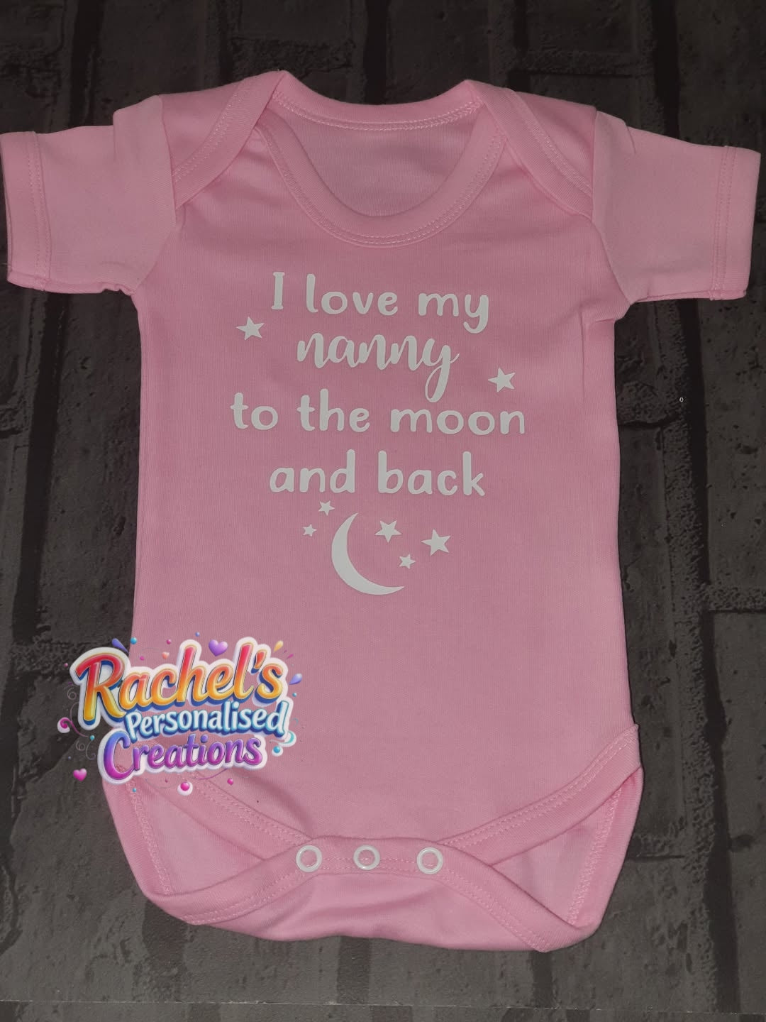 Personalised baby vest