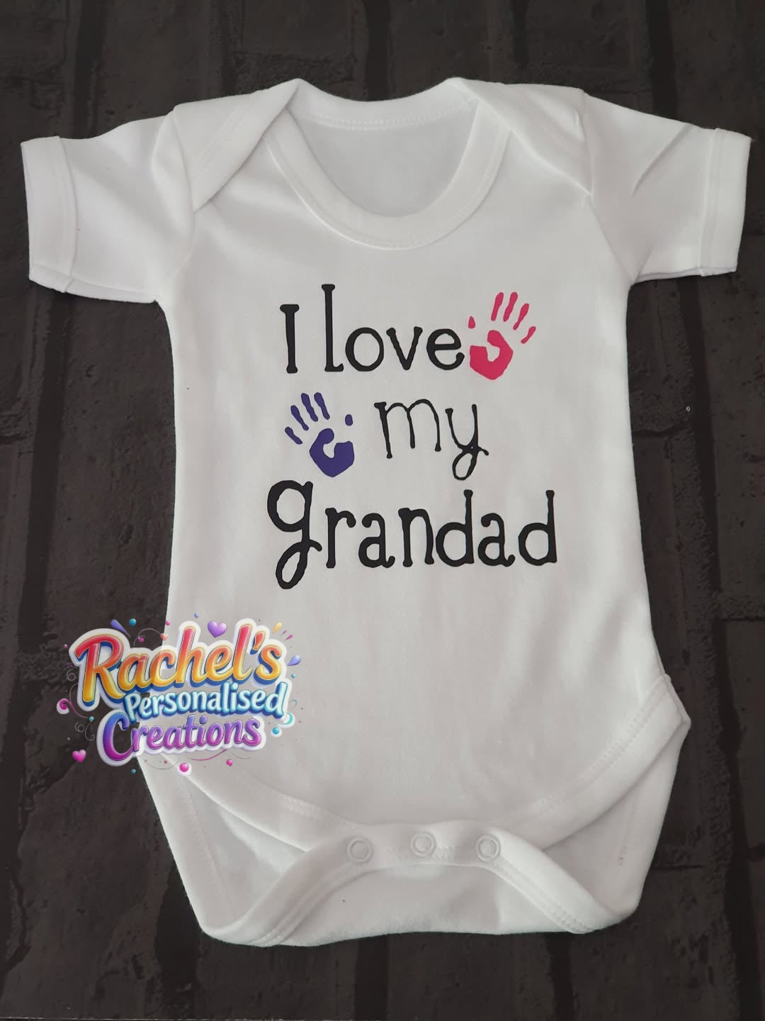 Personalised baby vest