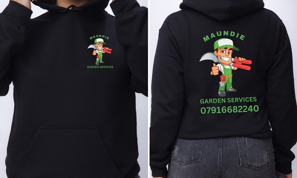 Personalised hoodies
