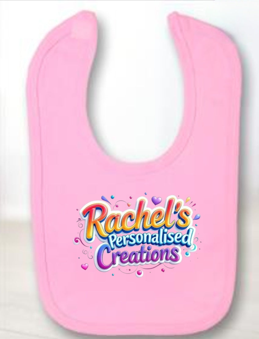 Personalised baby bib
