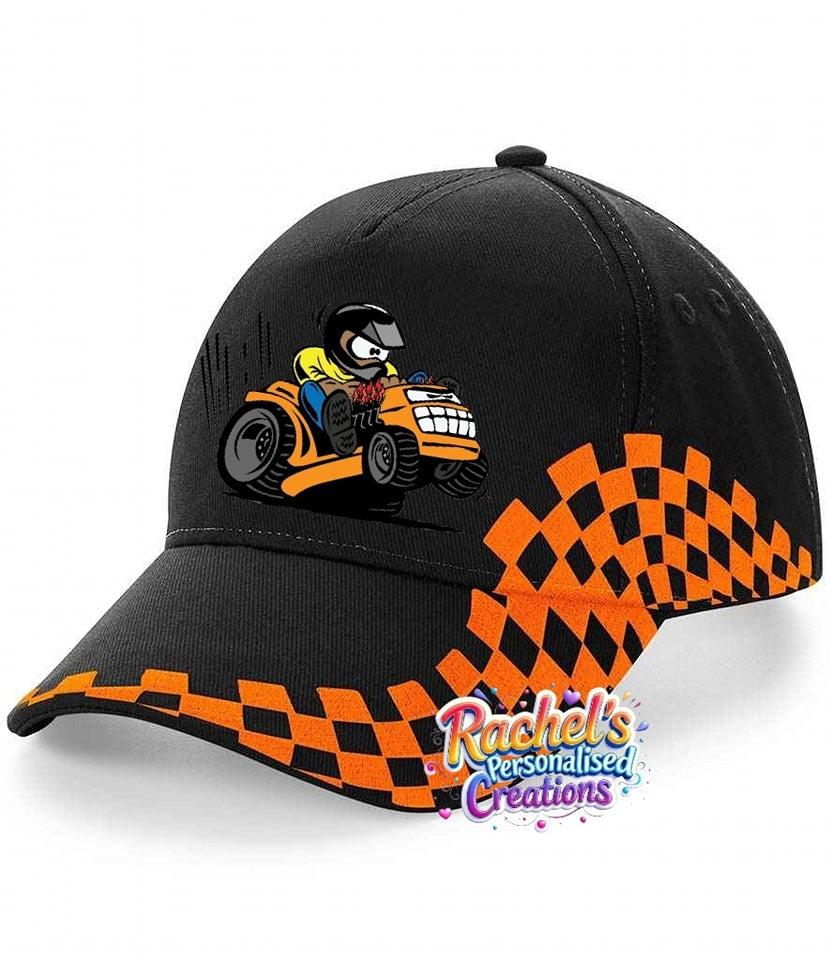 Personalised grand prix caps