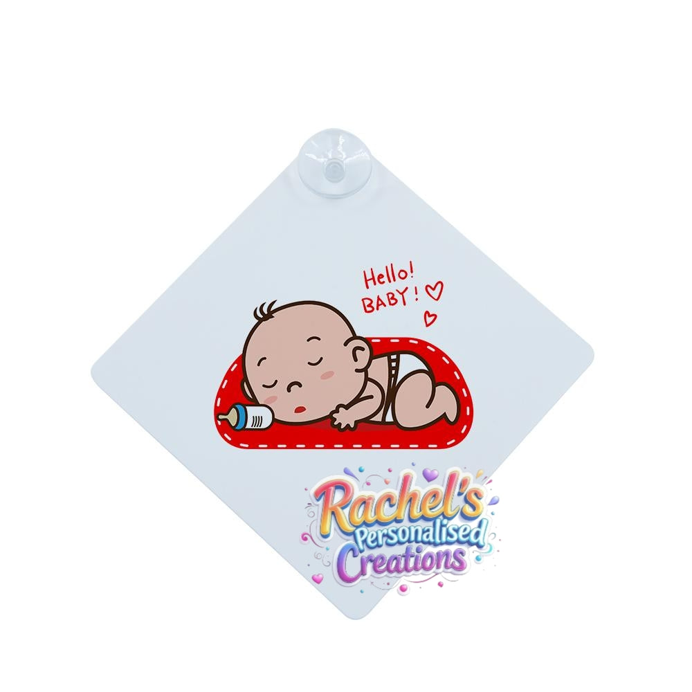 Baby on board sign