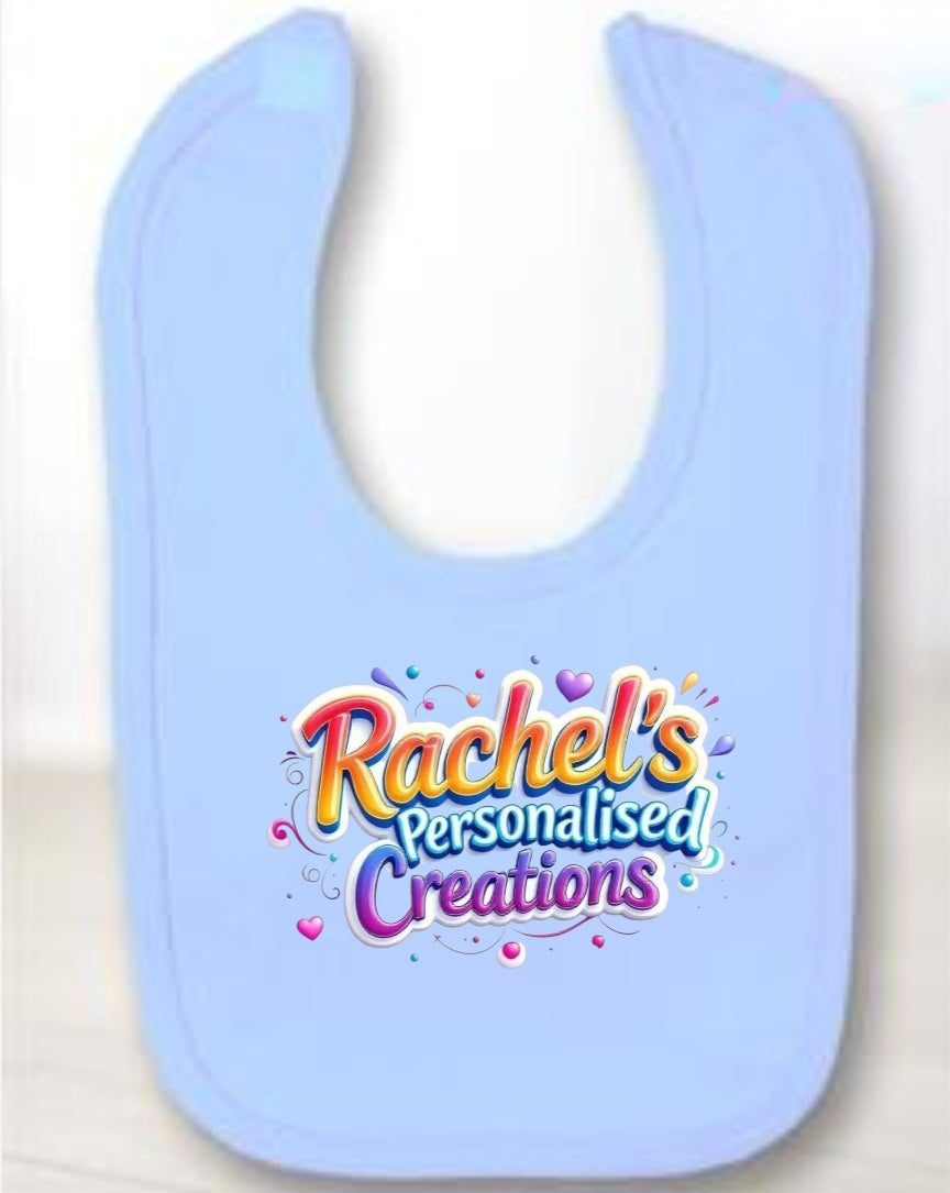 Personalised baby bib
