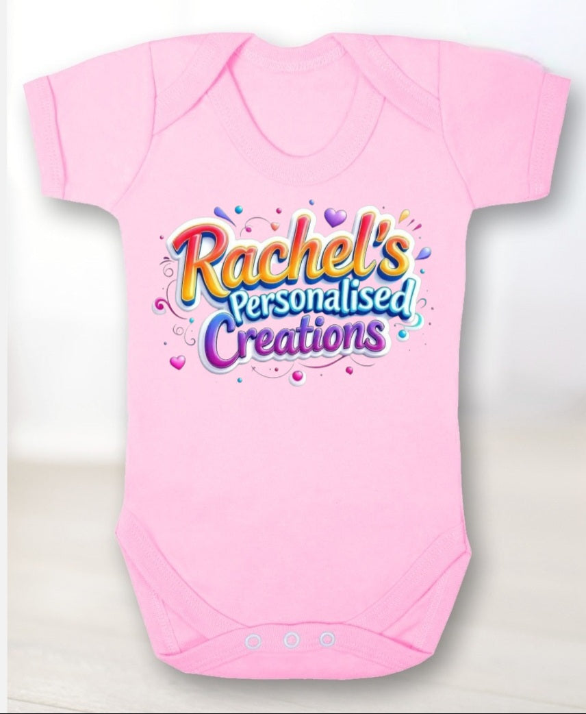 Personalised baby vest