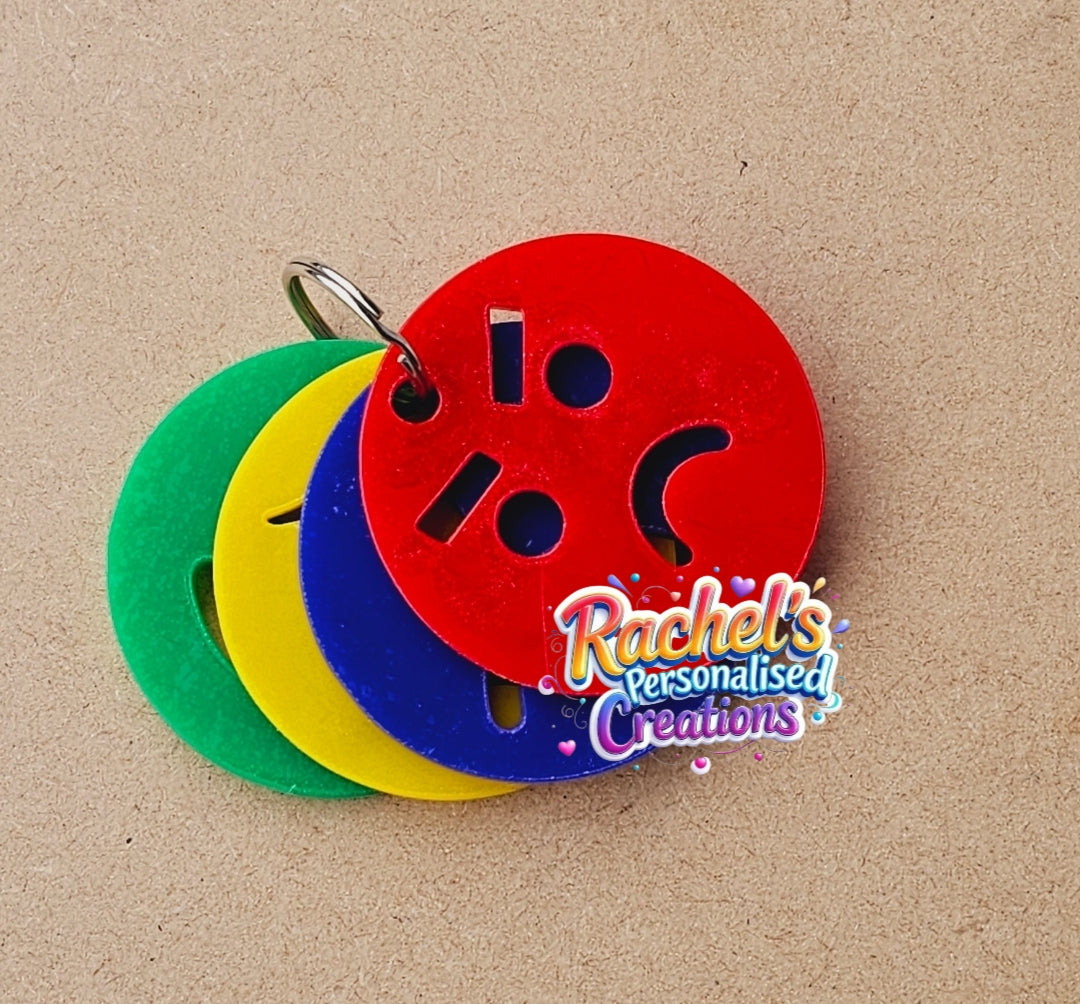 Zones of regulations-Emotion keyring