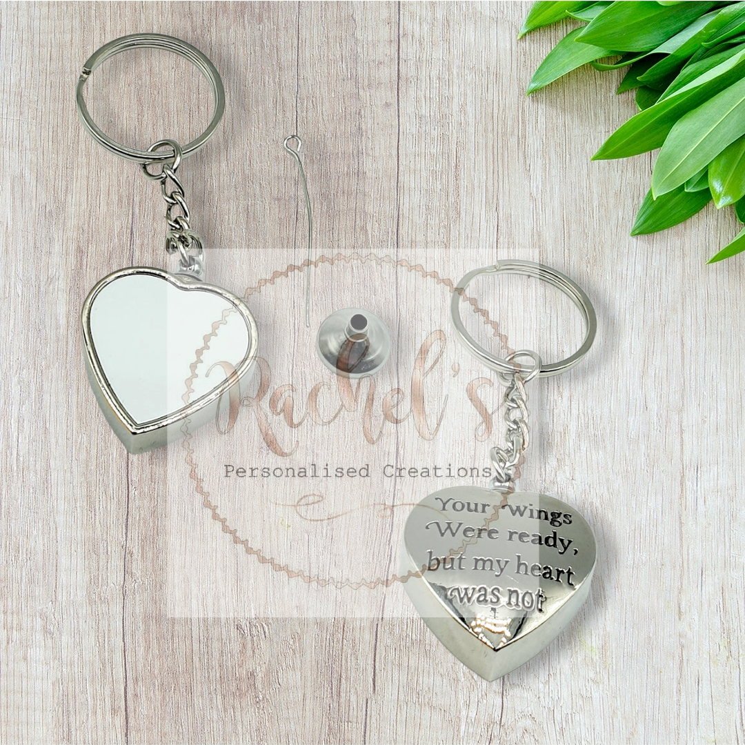 Memorial ashes keyring
