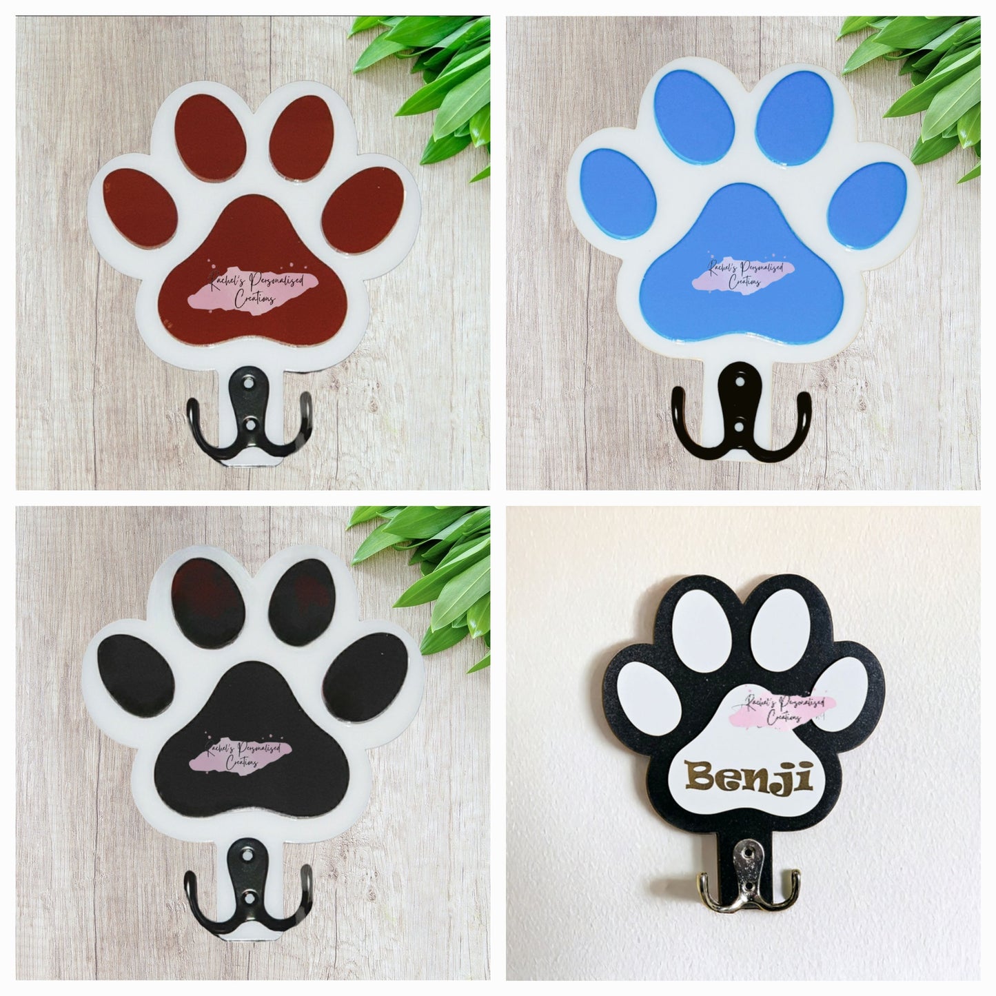 Personalised pet lead holder