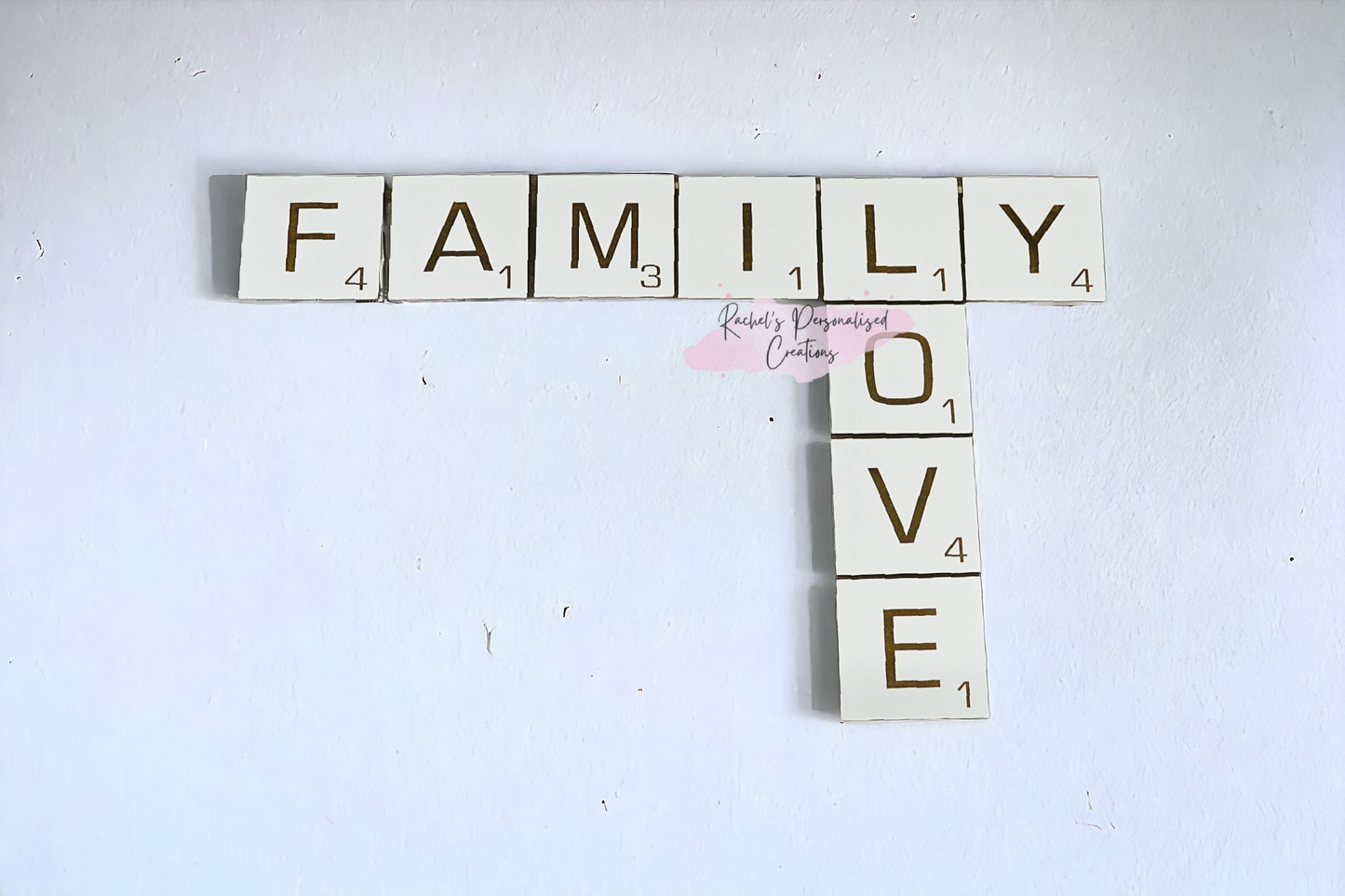 Large letter wall tiles