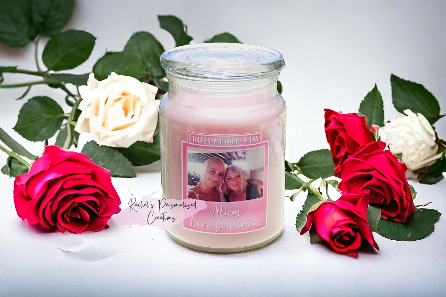 Personalised scented candle