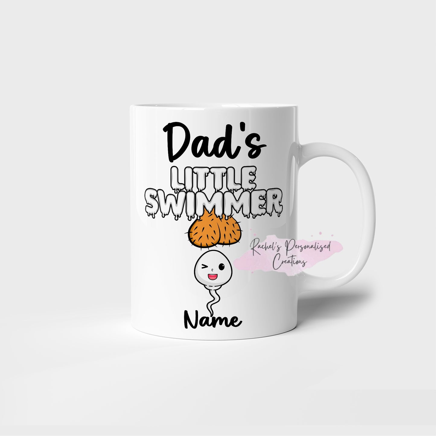 Dad's little swimmer mug