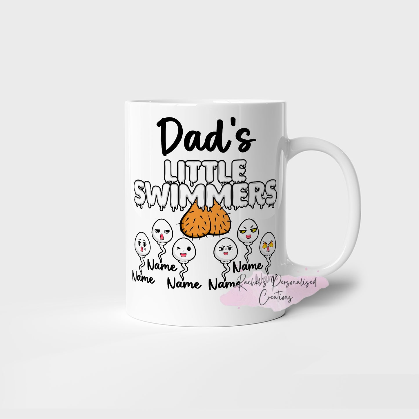 Dad's little swimmer mug