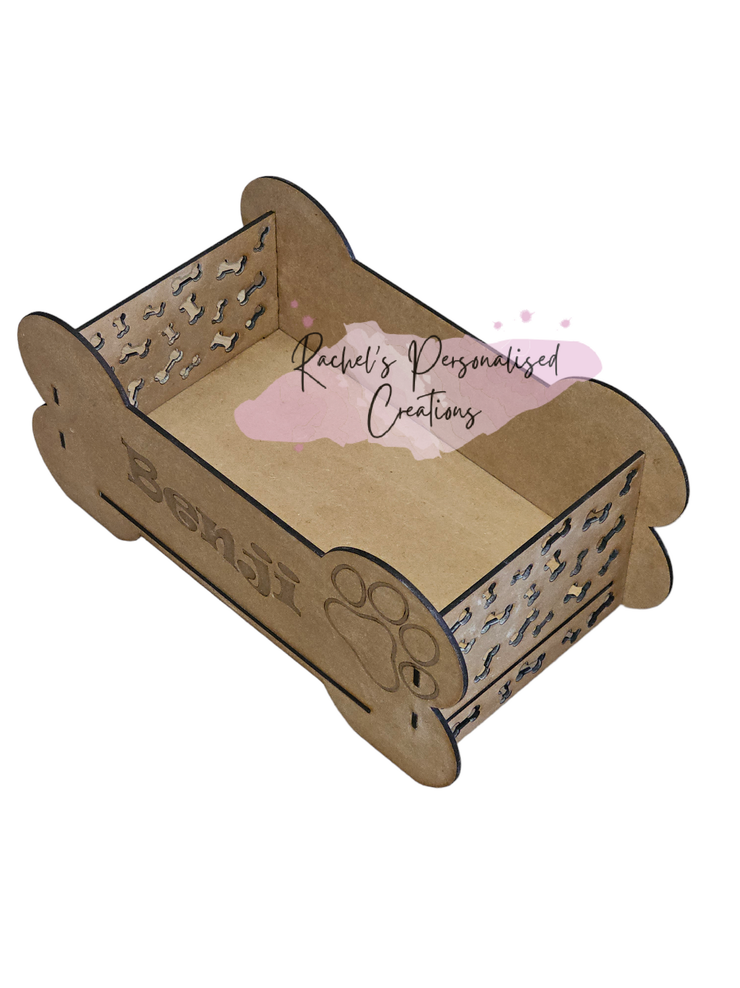 Dog bone treats box