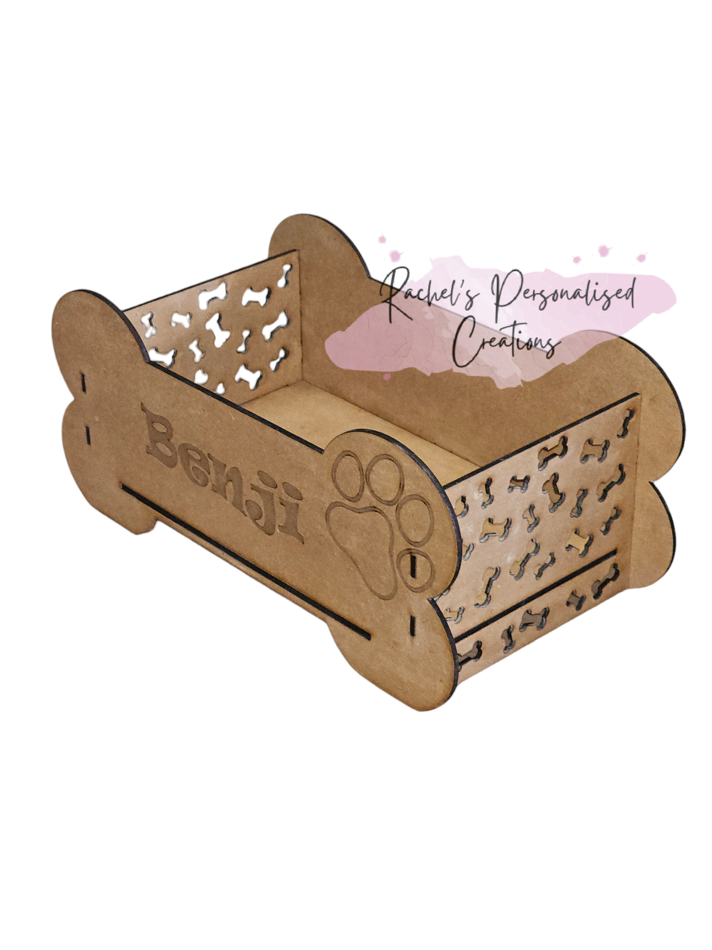 Dog bone treats box