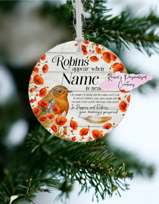 Robbins Appear acrylic bauble