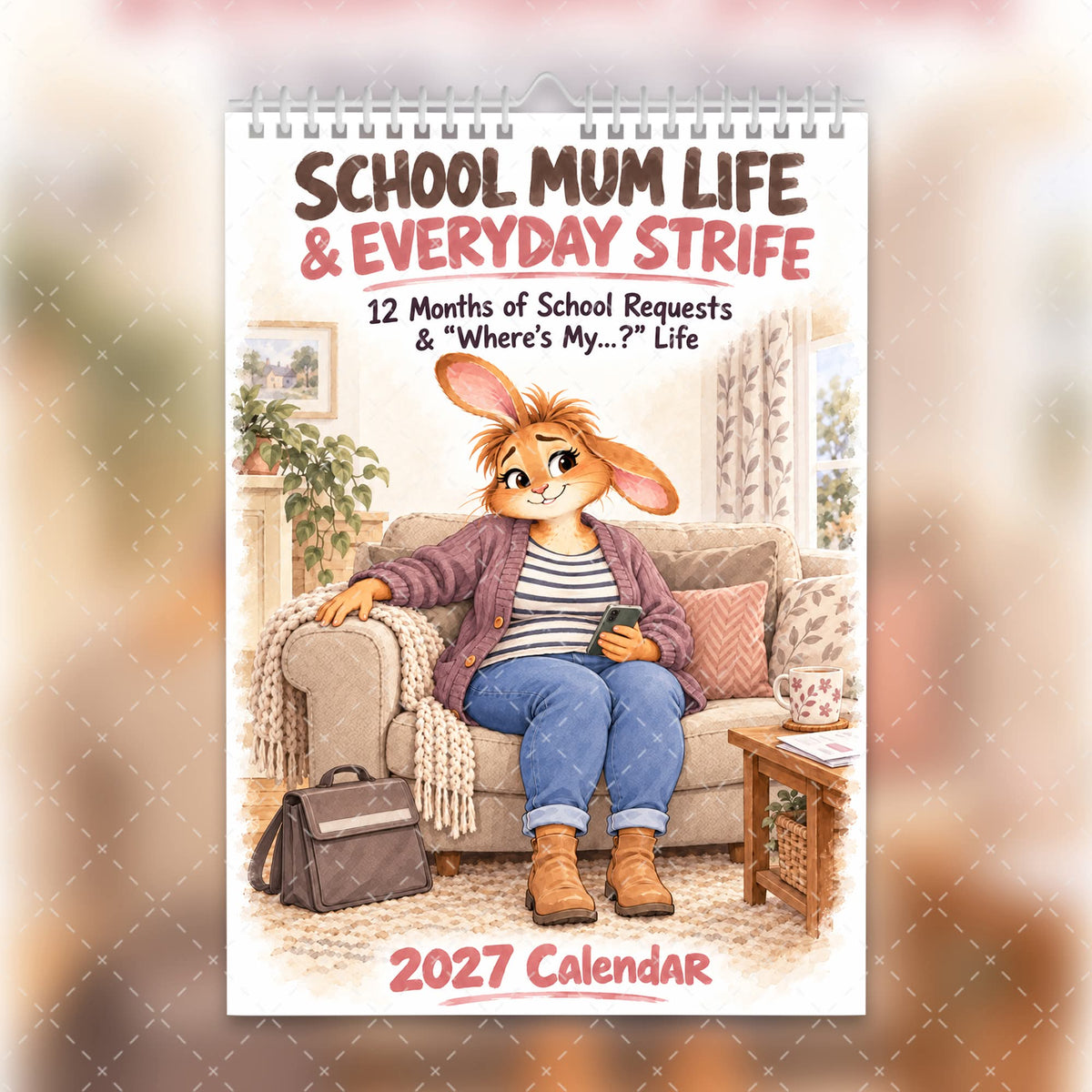 Funny School Mum Calendar 2027 – School Mum Life & Everyday Strife
