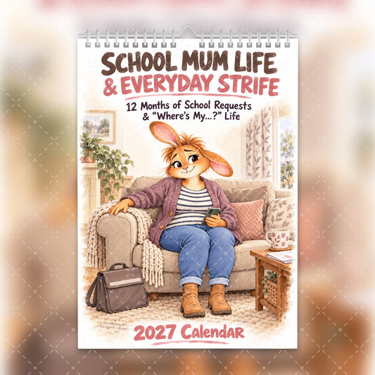 Funny School Mum Calendar 2027 – School Mum Life & Everyday Strife