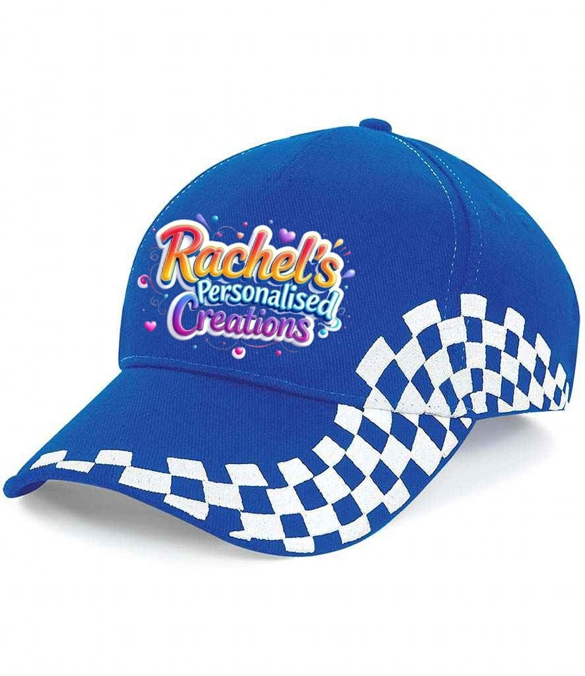 Personalised grand prix caps