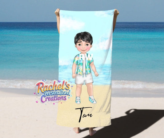 Custom made beach towel