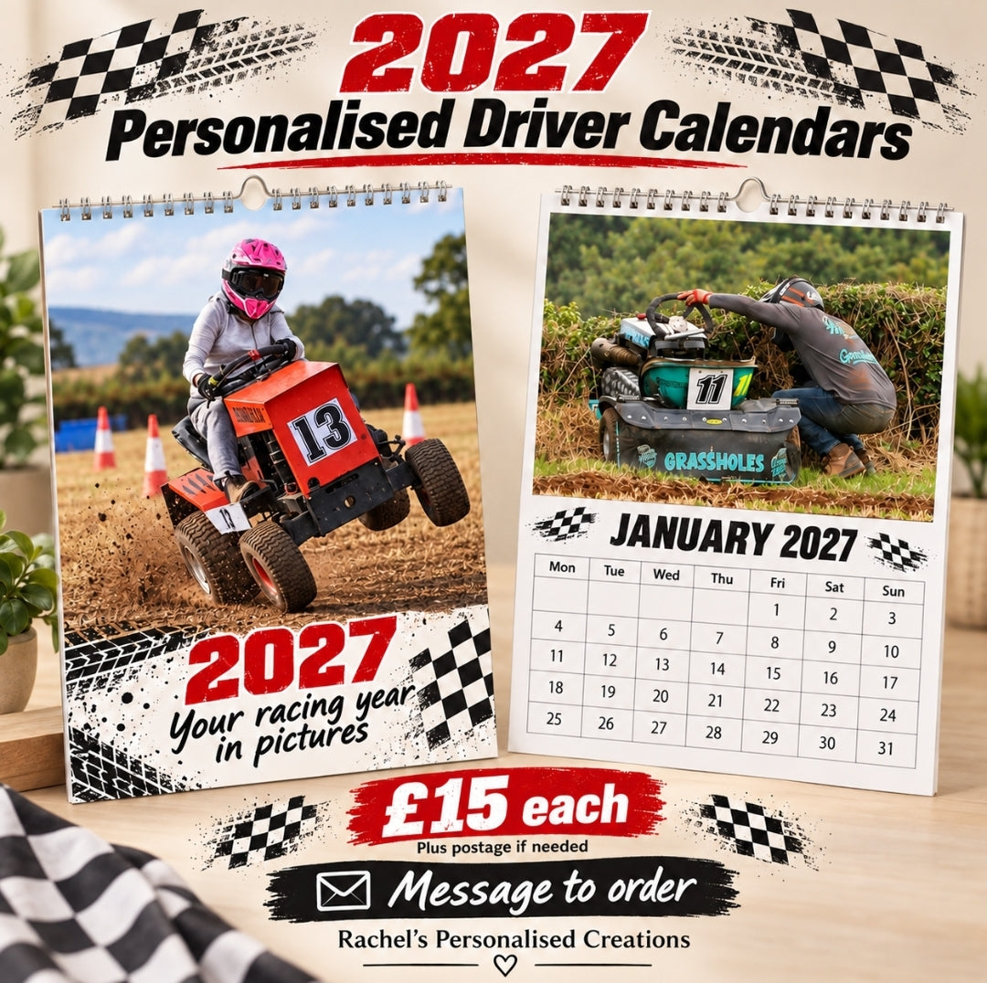 🏁 2027 personalised driver calendars 🏁