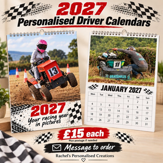 🏁 2027 personalised driver calendars 🏁