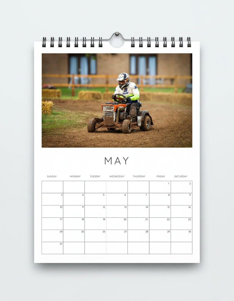 A4 Custom photo wall calendar