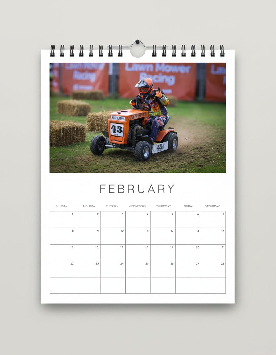 A4 Custom photo wall calendar