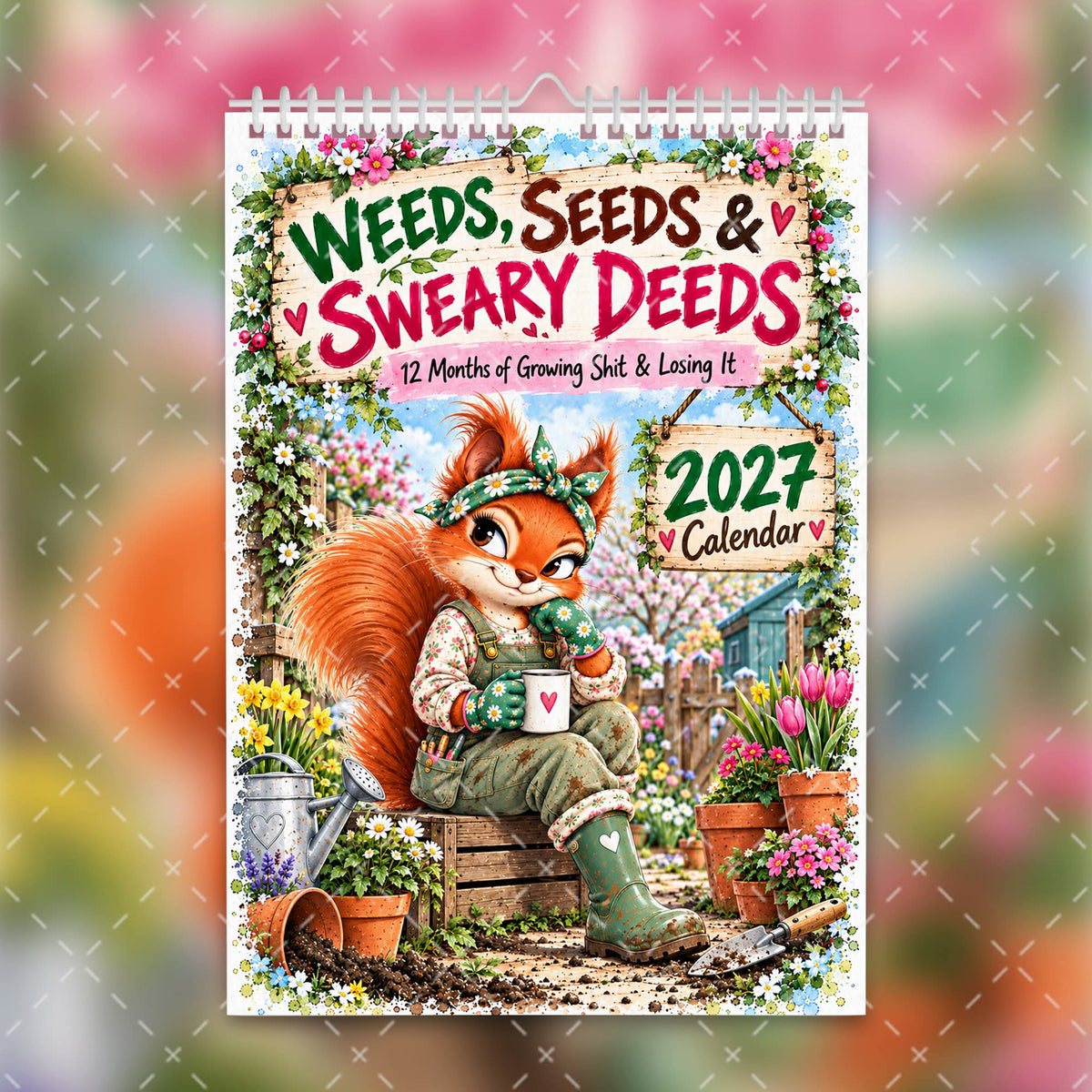 2027 Funny Sweary Gardening Calendar – Weeds, Seeds & Sweary Deeds