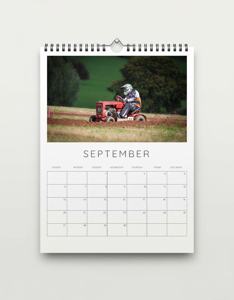A4 Custom photo wall calendar