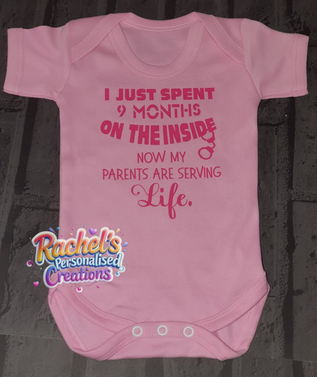 Personalised baby vest