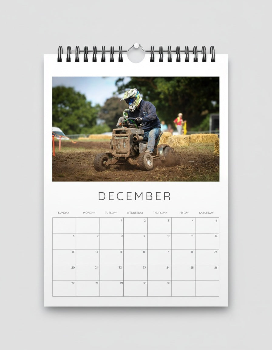 A4 Custom photo wall calendar