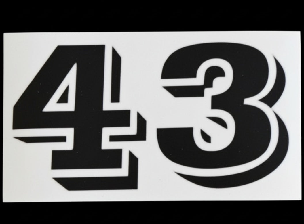 Racing numbers