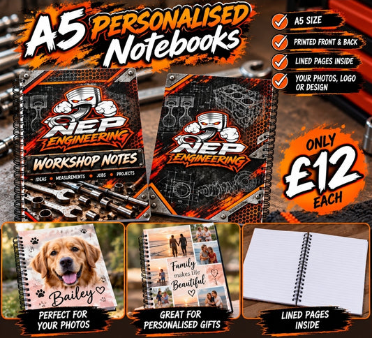 A5 Personalised Notebook