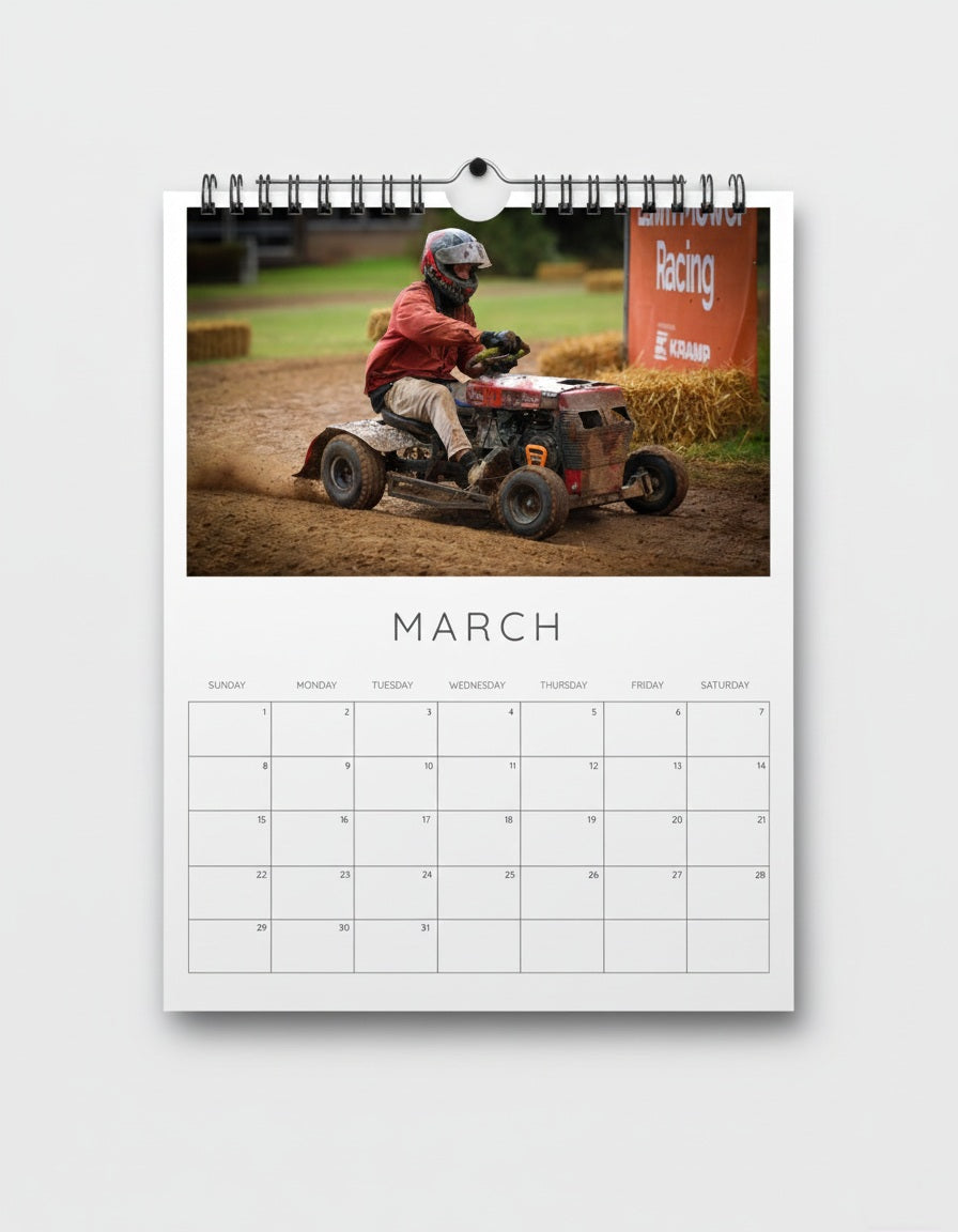 A4 Custom photo wall calendar
