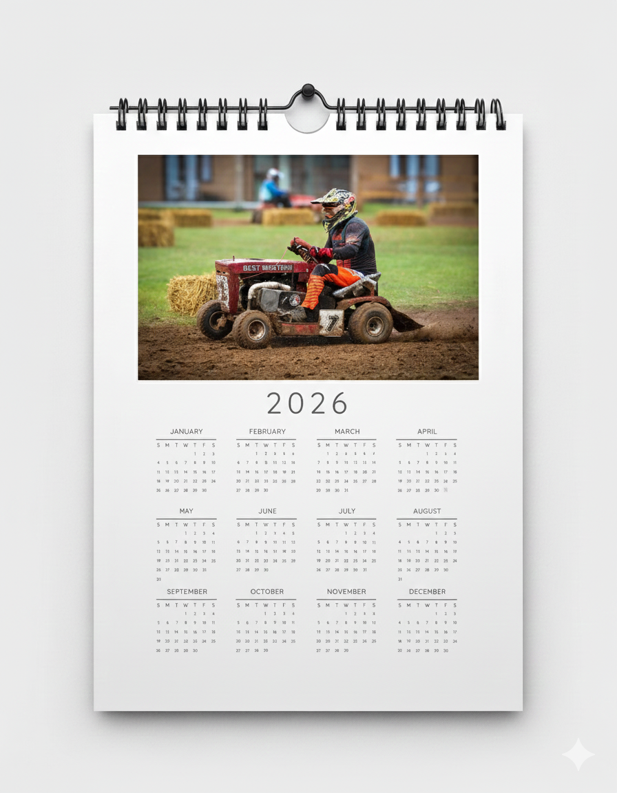 A4 Custom photo wall calendar