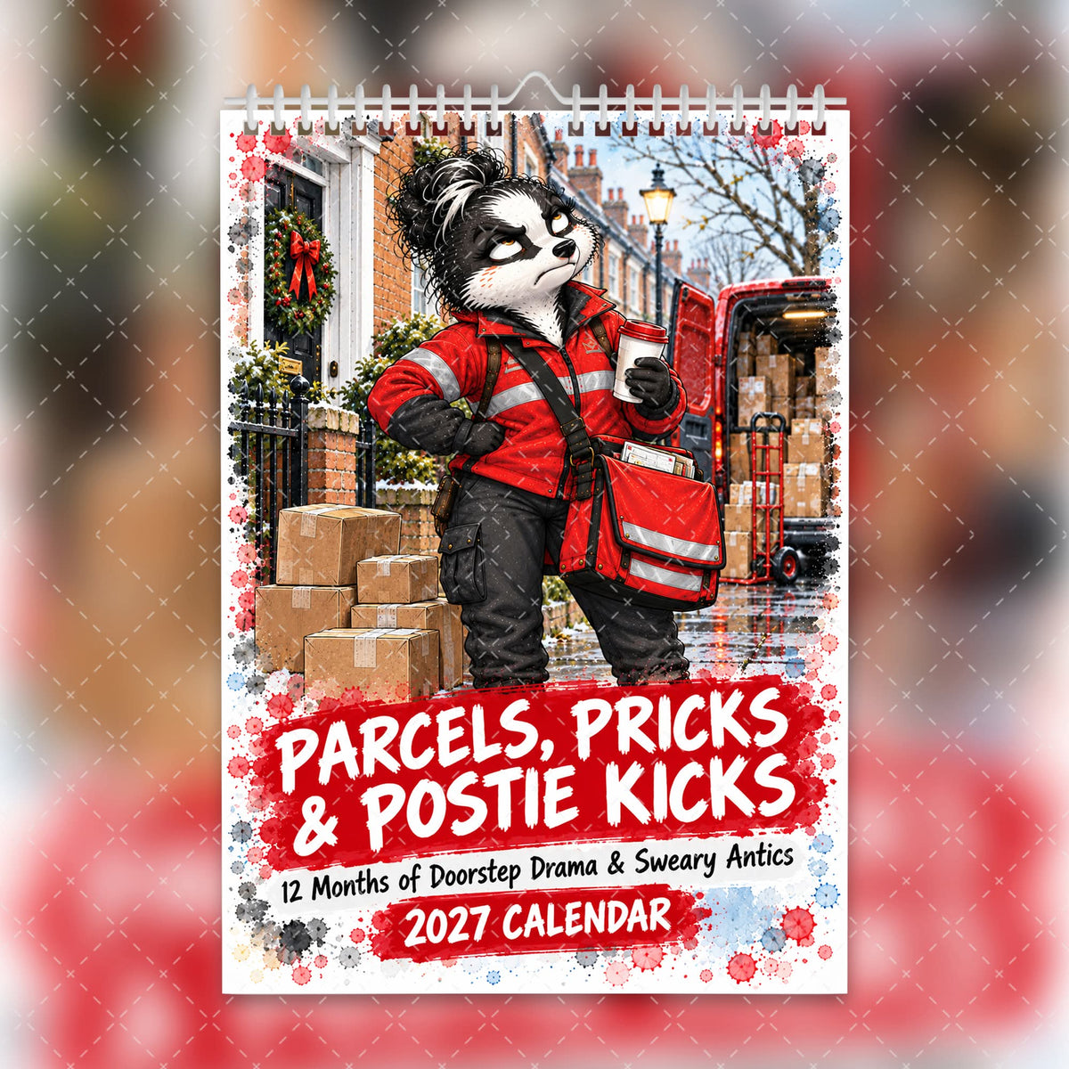 2027 Funny Sweary Postie Calendar – Parcels, Pricks & Postie Kicks