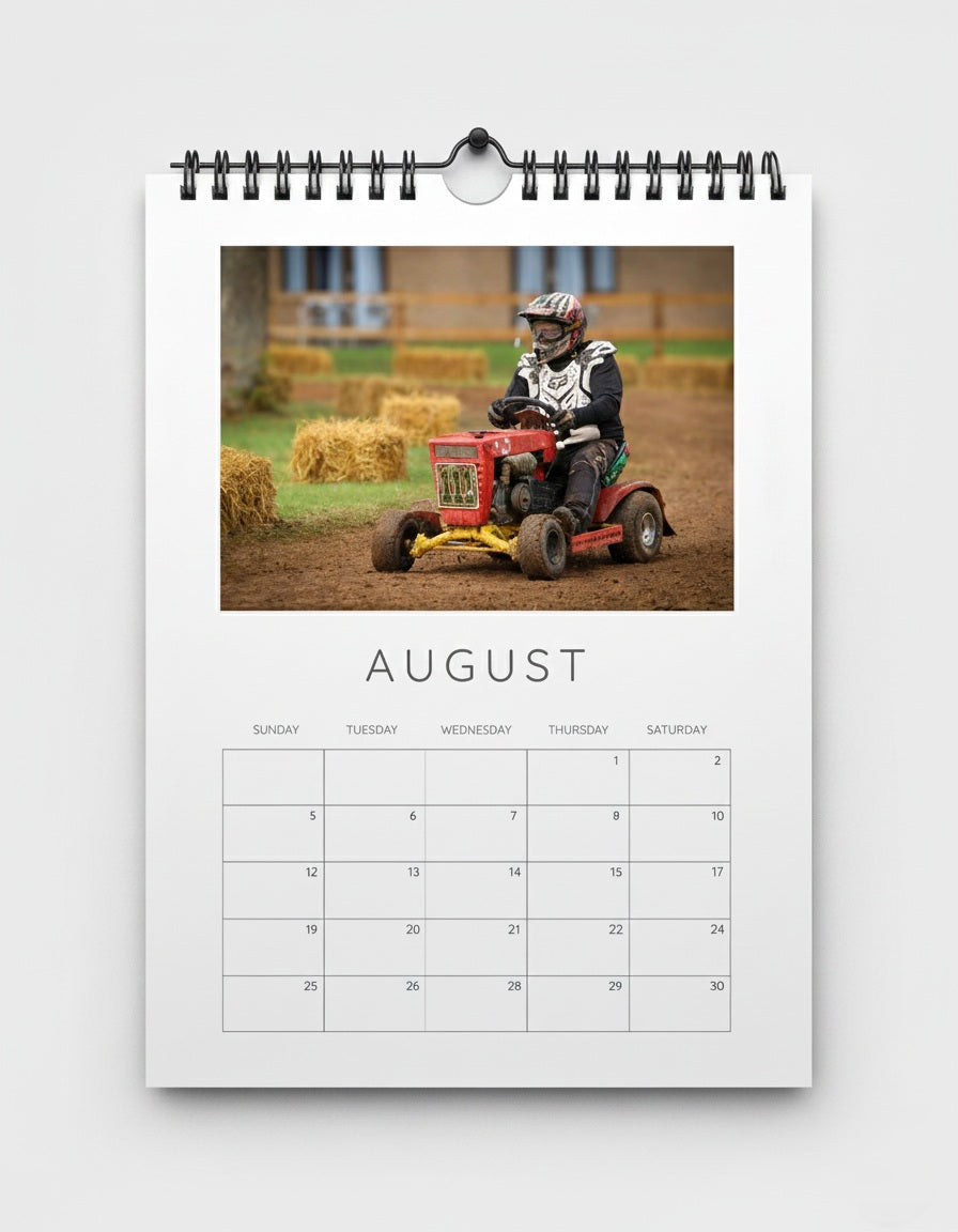 A4 Custom photo wall calendar