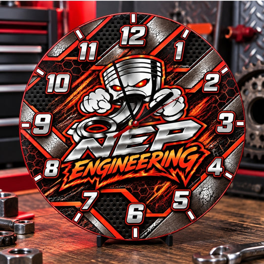 Business logo clocks