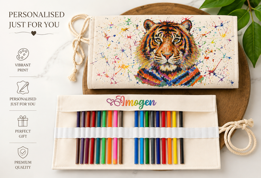 Linen pencil roll