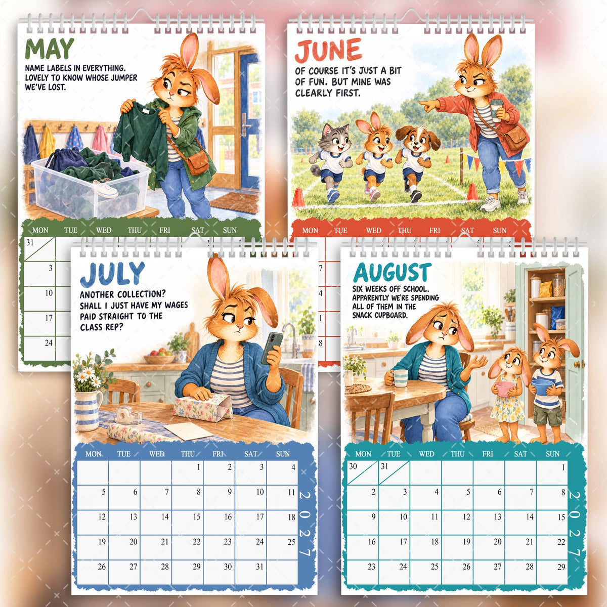 Funny School Mum Calendar 2027 – School Mum Life & Everyday Strife