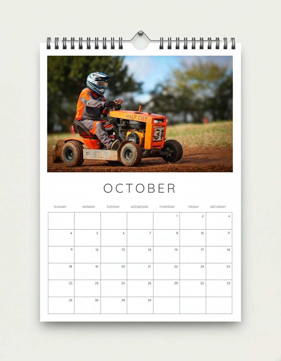A4 Custom photo wall calendar