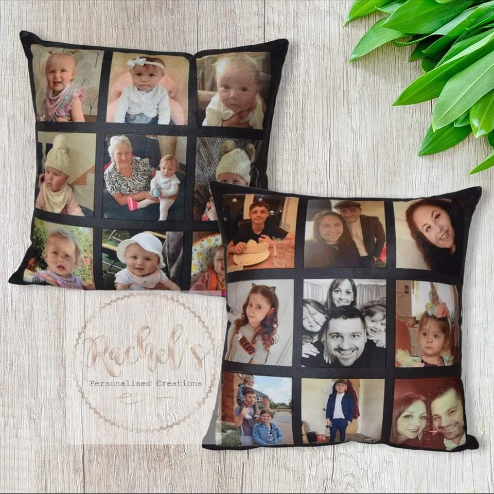 9 panel photo cushions