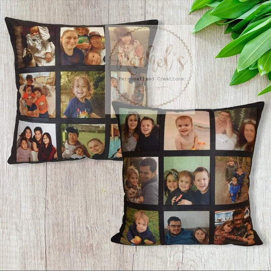 9 panel photo cushions