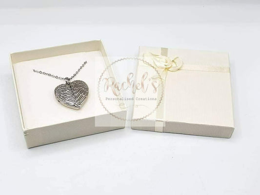 Photo locket angel wing necklace